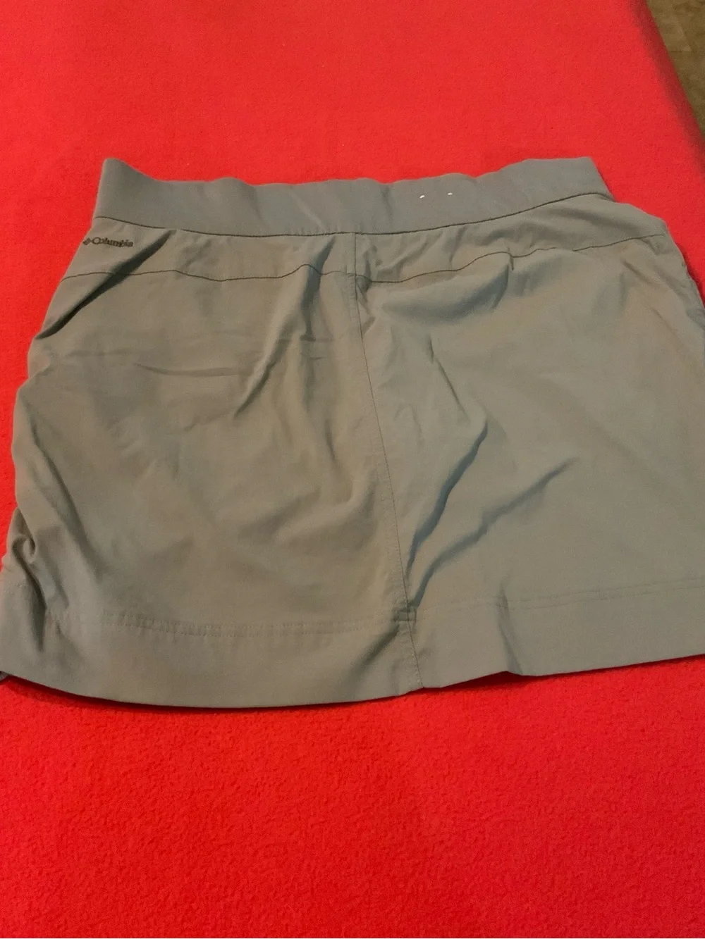 Columbia Omni-Shield Skort Women's Gray Stretch Hiking Walking Skirt - Size L